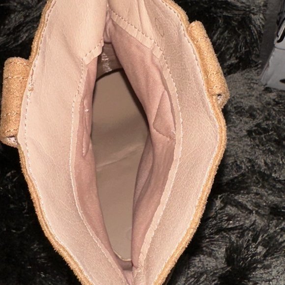 Chunky Block Mid-Calf Boots Pointed Toe Suede Size 7 Brown/ Tan Color Brand New - Picture 8 of 16